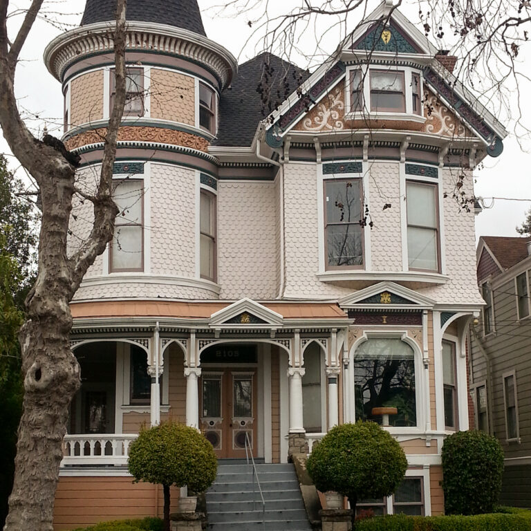 Alameda house painting, victorian house restoration